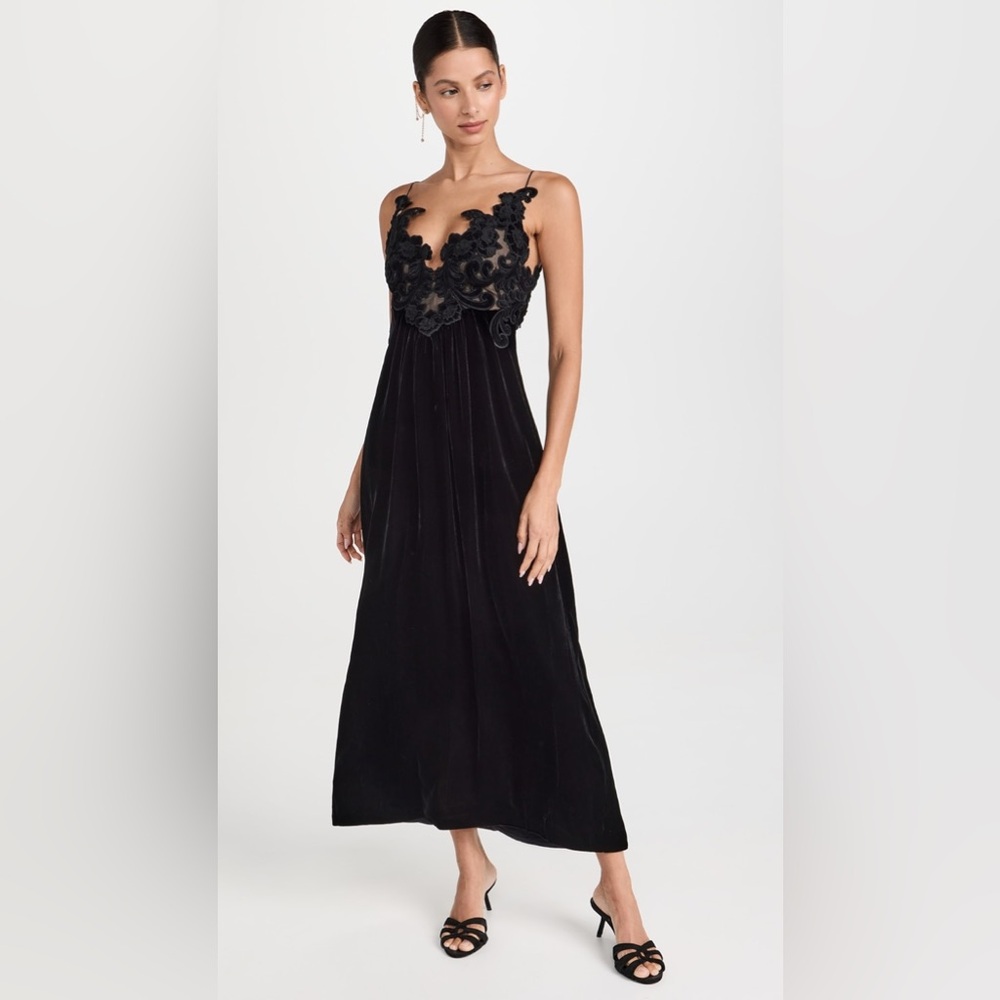 Zimmermann Sensory Velvet Slip Dress